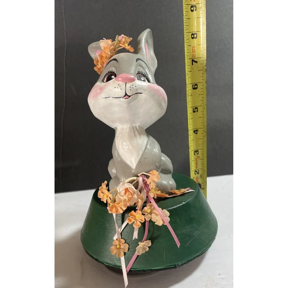 Bunny Rabbit Music Box Based‎ Off Of 1988 Disney Thumper Not Marked